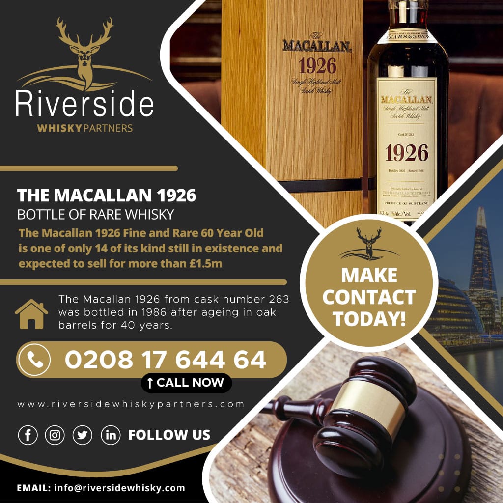 The Macallan 1926: Bottle of rare whisky predicted to sell for more than £1.5m at auction