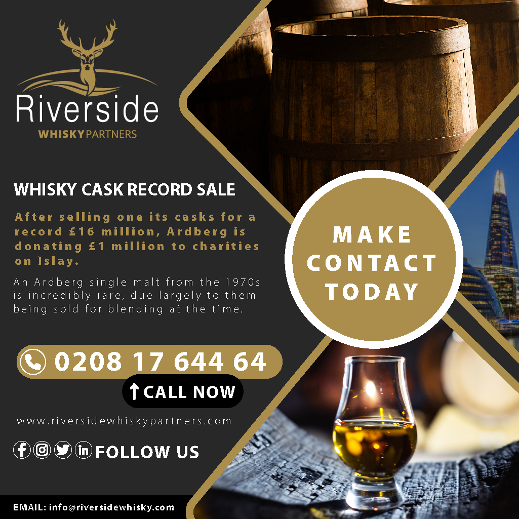 Record sale of a whisky cask!